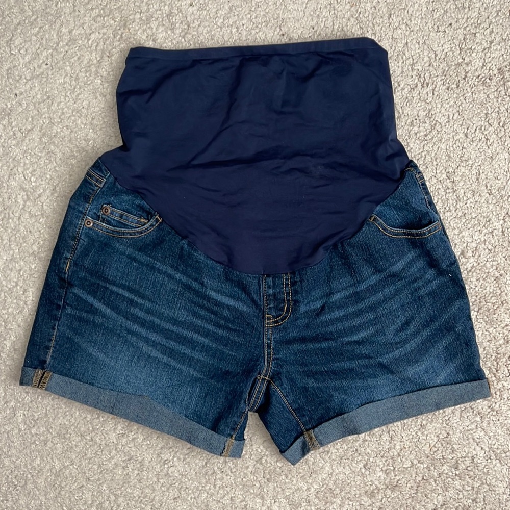 Time And Tru Maternity Denim Shorts